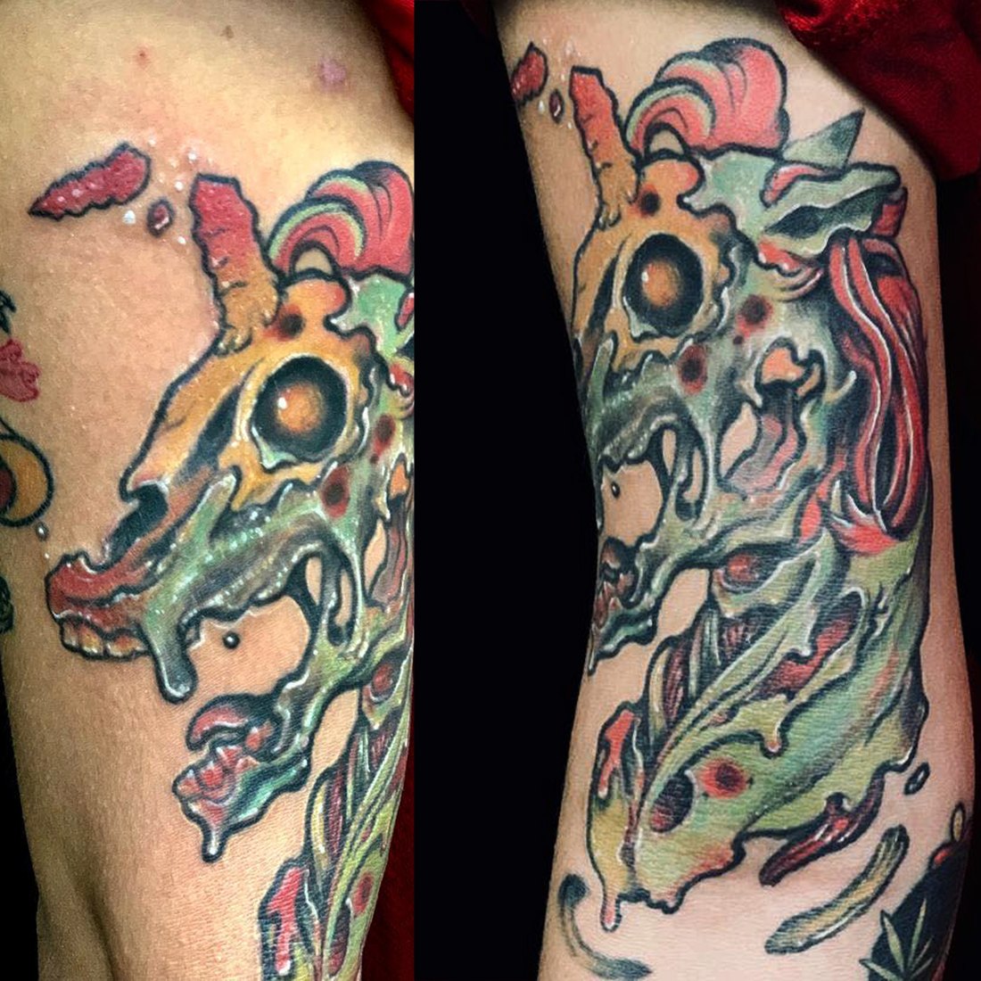 A colour piece in progress